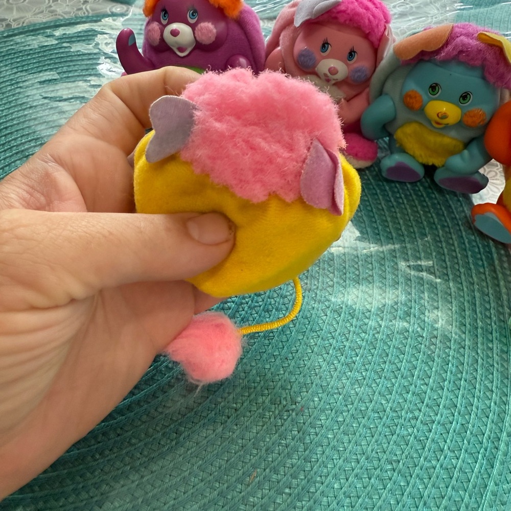 Vintage 1980s Mattel Pocket Popples Mini Plush Toy set - Picture 15 of 15